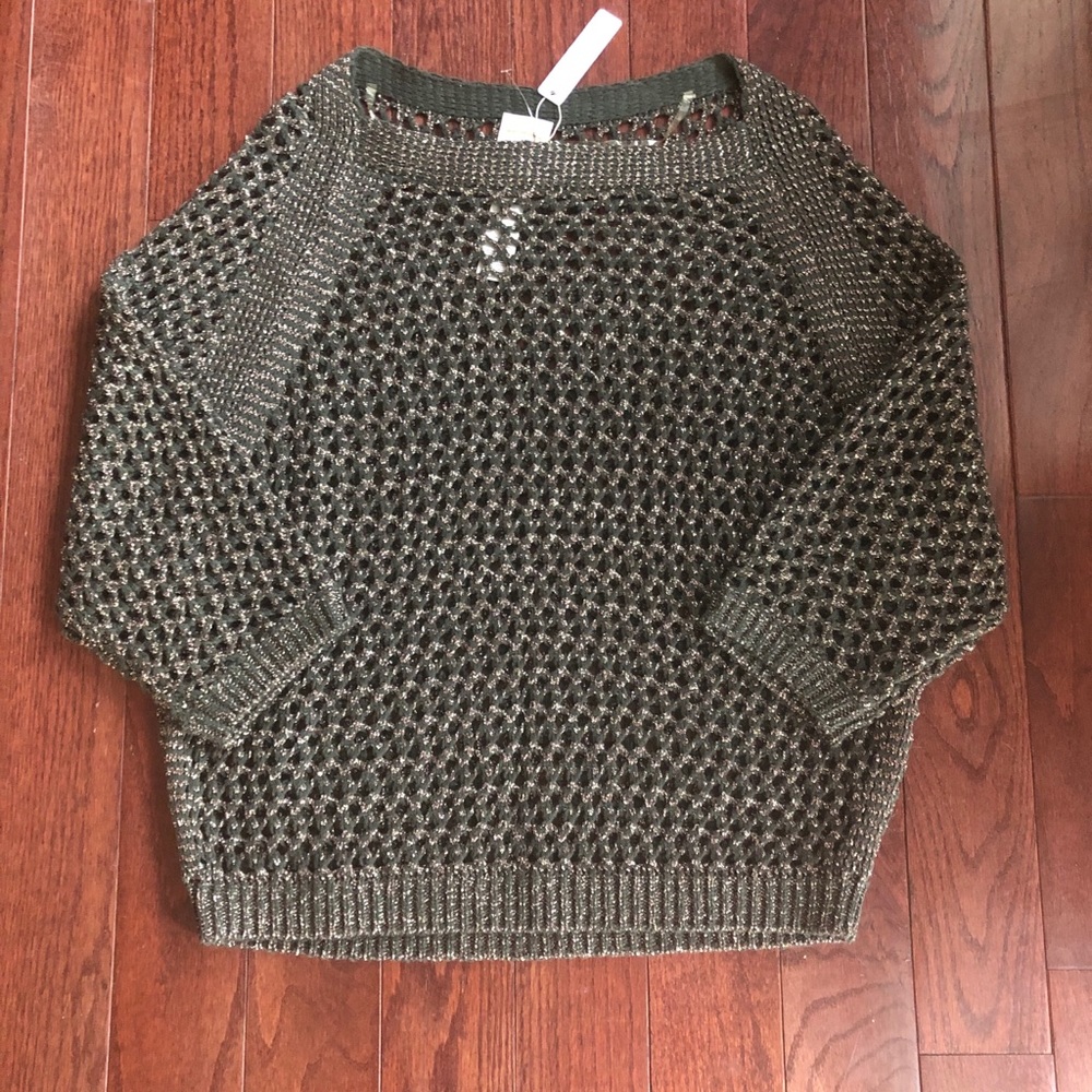NWT! CHICOS Mesh Top